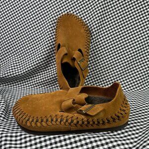 Birkenstock X Kith London Braided Mink Brown Shearling Clog Mule EU 42 / Men's 9